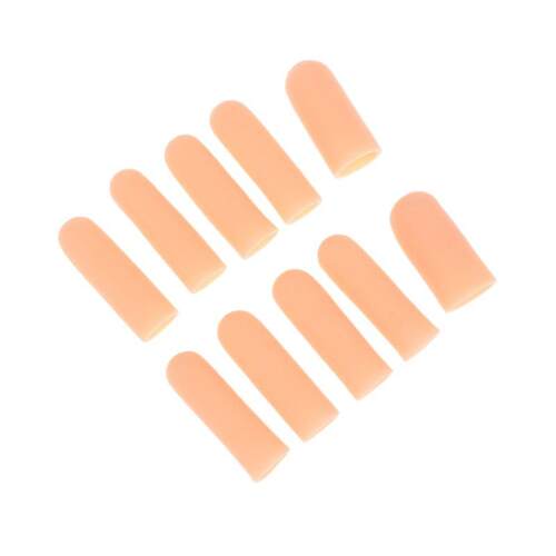 Extended finger and toe protection cover, skin tone finger