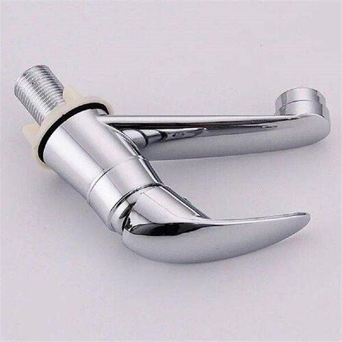 Bathroom Basin Faucet Chrome Deck Mount Bath Tap Washbasin
