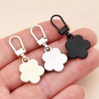Petals Zippers Puller Detachable Head Zipper Sewing
