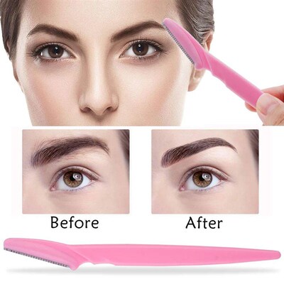 3/4/10Pcs Eyebrow Trmmer Face Blade Shaver Portable Eye Brow