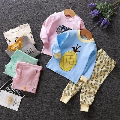 t-shirt pants kids children girl boy baby set clothes winter