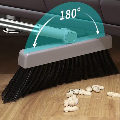 Enlarged and thickened broom with soft bristles, a cleaning