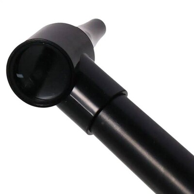 Mn Dagnostc Otoscope Kt 5 Speculas Magnfyng Lens Led ht Flas