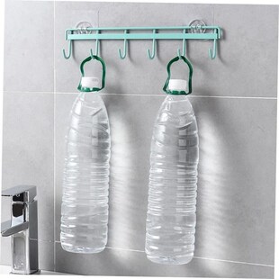 kitchen six hanging steel glue wall trace non hook hooks