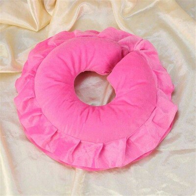 Massage Pillow Travel Pink Pillows Traveling Bedroom Round