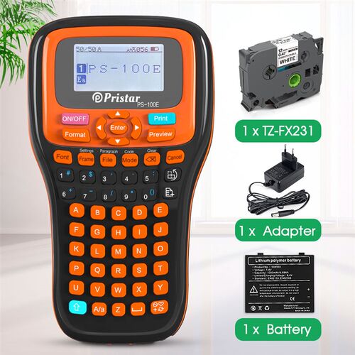 PS100E Portable Wireless Label Printer TZeFX231 Industrial L