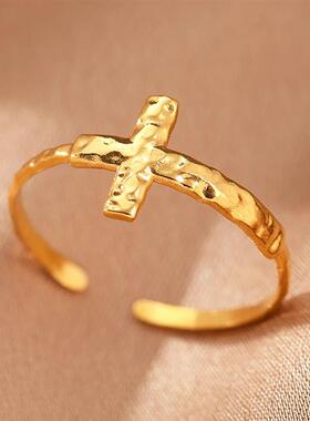 Stainless Steel Rings Exquisite Heart Adjustable Open Hollow