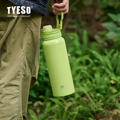 Tyeso Stainless Steel Thermal Water Bottle Portable Tumbler