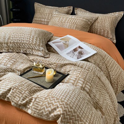 100% cotton bedding bed sheet set blanket duvet cover sets