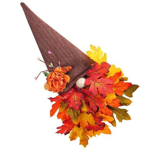 Artificial Fall Door Wreath Maple Leaf Door Pendant Maple