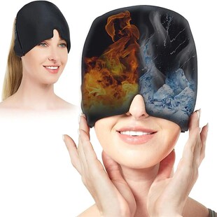 Migraine Relief Hat headache hat Gel Hot Cold Therapy Ice Ca