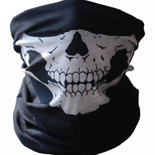 Childrens Ghost Halloween Role-play Costume with Red Skull