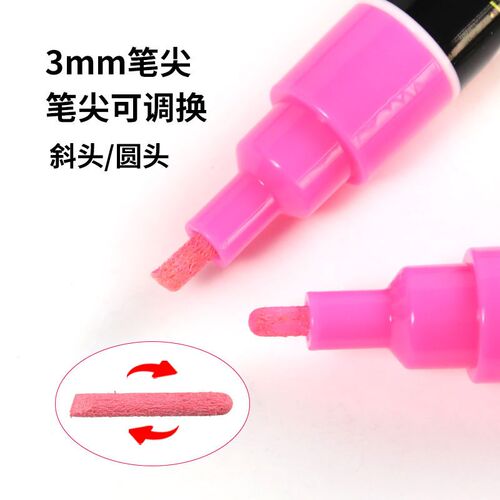 8Color WaterBased Liquid Chalk Strong Coloring EcoFriendly E