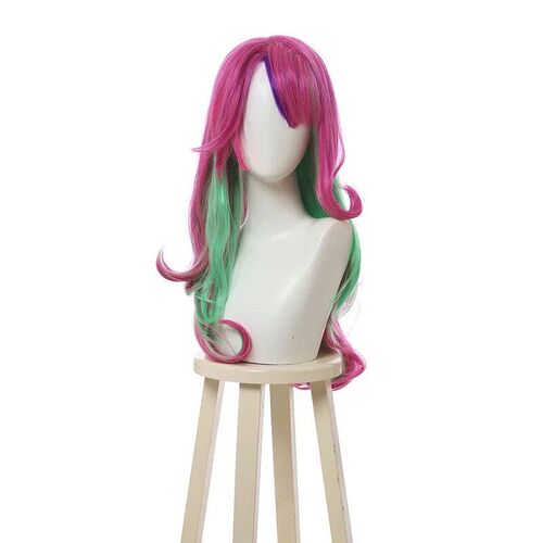 L-email wig Synthetic Hair Xayah Cosplay Wigs Game LoL Star