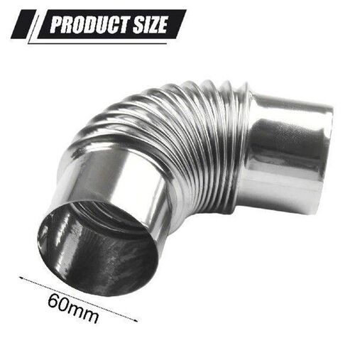 1 Pcs Stove Steel Flues Pipe Elbow Rain Cap Pipes Chimney