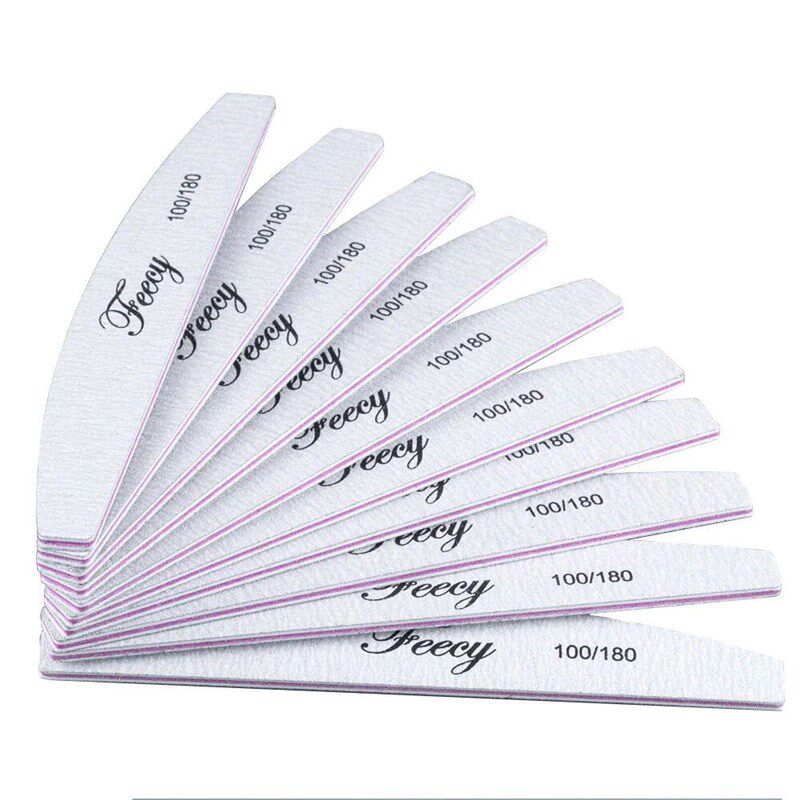 10Pcs/Lot Nail File Buffer Double Side Nail Files Buffer 80/图片
