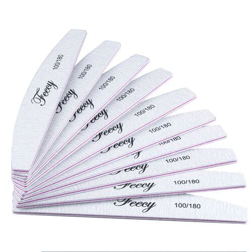 10Pcs/Lot Nail File Buffer Double Side Nail Files Buffer 80/
