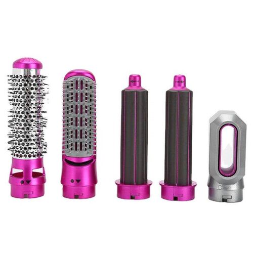 5 In 1 Hair Curle Dryer Straightener Comb Electric Rotating