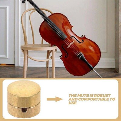 Cello Mute Wolf Tone Brass Fiddle Stopper Accessory Violin