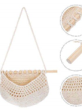 Wall Mounted Fruit Basket Net Bag Home Decor for Kitchen