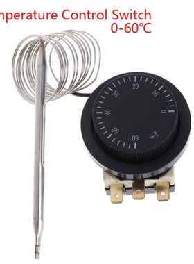 0-60 Degree Temperature Control Switch Capillary Thermostat
