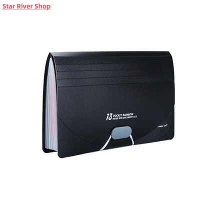 13 Pockets Expanding File Folder File Organizer A6 Portable