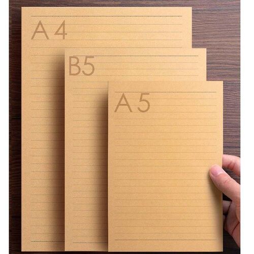 80 sheets A4/B5/A5 Vintage Kraft paper Writing Letter Statio