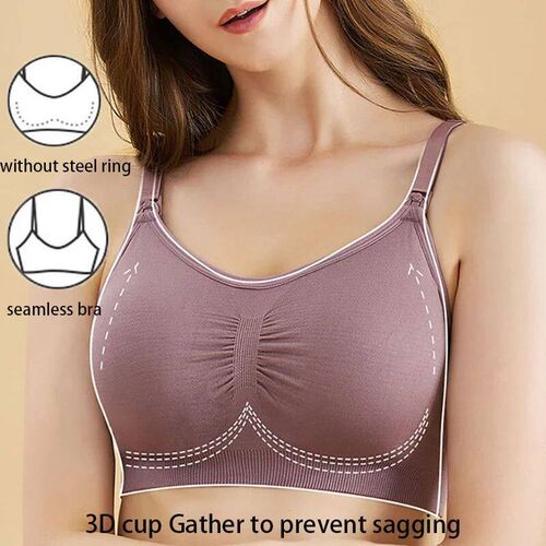 Hand Free Pumping Nursing Bra Breastfeeding Maternity Bras W
