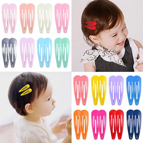 Cute 20pcs/lot Hair Clips for Women Metal Barrettes Head Acc