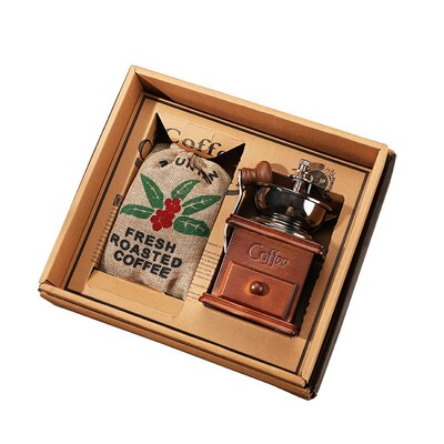 Hand-cranked coffee grinder gift box hand-cranked grinder