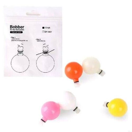 N0HA Fishing Float 1 inch Plastic Round Bobber Float, Pack