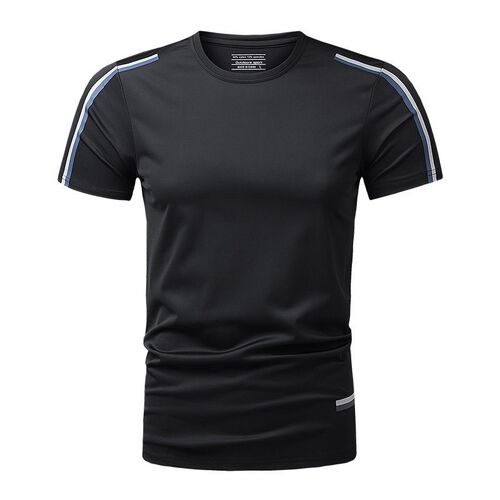 New Mens Ice Silk Top Elastic Outdoor Quick-drying Loose Sp