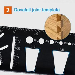 45 90 Aluminum Alloy Multifunctional Angle Ruler Crossing An