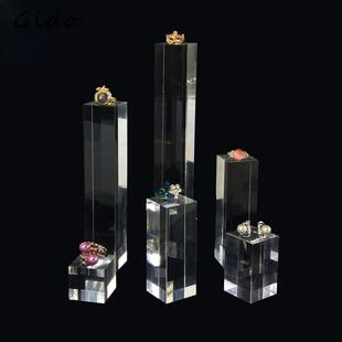 Acrylic Square Sheet Stamping Cosmetics Display Holder Pad P