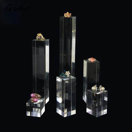 Acrylic Square Sheet Stamping Cosmetics Display Holder Pad P