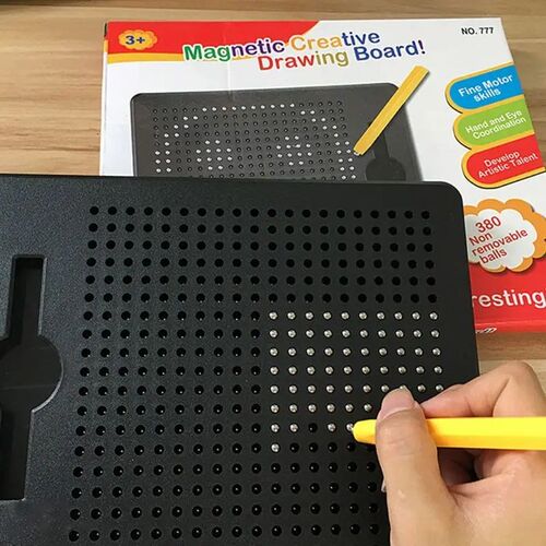 Magnetic Clipboard Drawing Pen Ball Beads Compressed Magnet