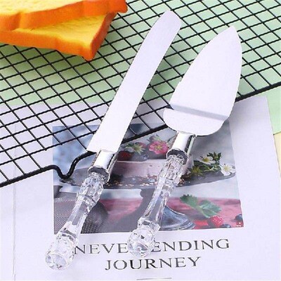 Stainless Steel Cake ovel Set Bread Pizza Knife Dessert