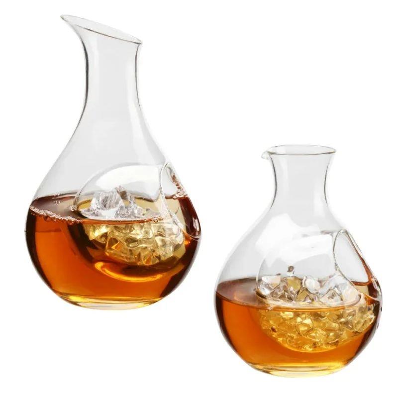 300-400ml Ice Hip Flask Whisky Vodka Sake Soju Lead-free Cry图片