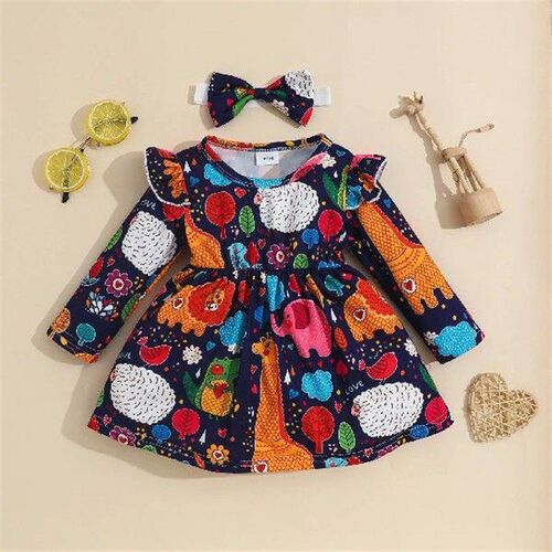 Party Dresses For Girls Newborn Infant Baby Girls Cotton