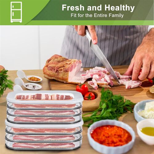 Food Storage Box Containers Cold Cuts Bacon Lunch Meat