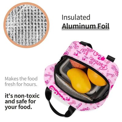 Custom Lunch Bag Women Warm Cooler Insulated Lunch Box for S