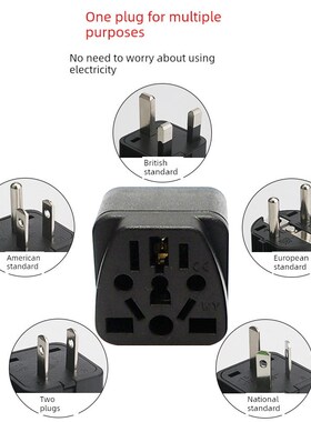 2023 New 3 pin chinese power plug adapter travel converter 1