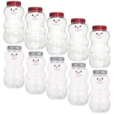 10 Pcs Fillable Juice Bottles Drink Cup Adorable Candy Jars