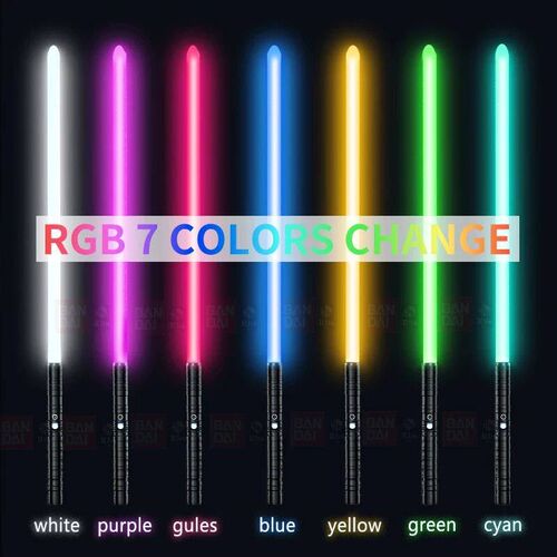 Two in one lightsaber variant fluorescent stick, seven color