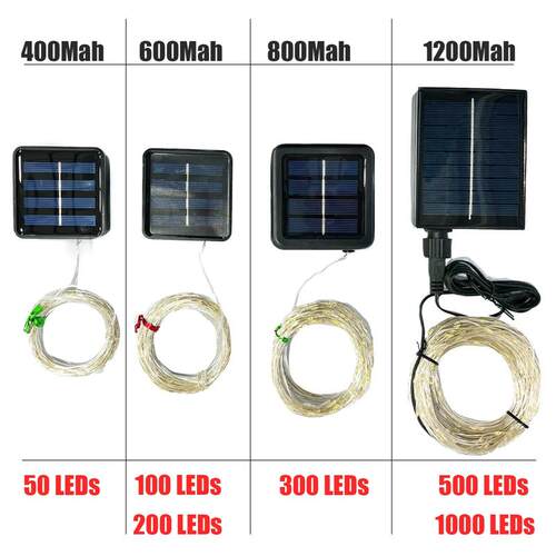 Outdoor Solar String Light 500/300/200/100/50 LED Fairy Garl