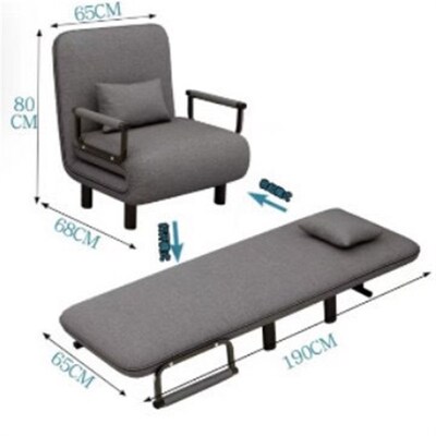 Sofa bed folding multi-functional rental room lazy sofa