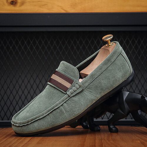 Casual Loafers Spring Mens Shoe Suede Loafers For Men Soft
