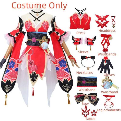 Honkai Star Rail Sparkle Cosplay Costume Full Set Mask Wig W