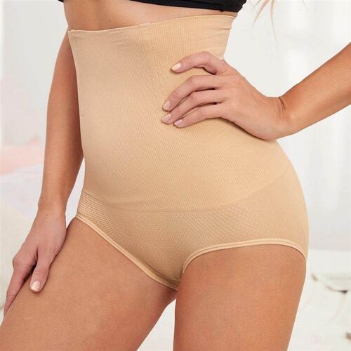 One piece high waisted compression pants with waist