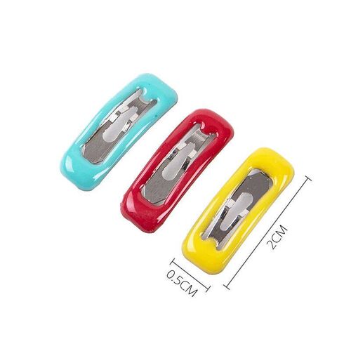 10Pcs/set 2cm Mini Cute Hair Clip Children Side Clip Baby Ha